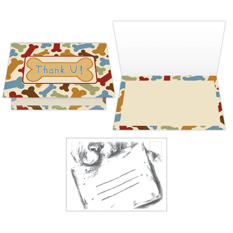 Dog Speak "Thank U!" Pet Thank You Greeting Card â€“ Appreciation Card for Pet Lovers - Image 3